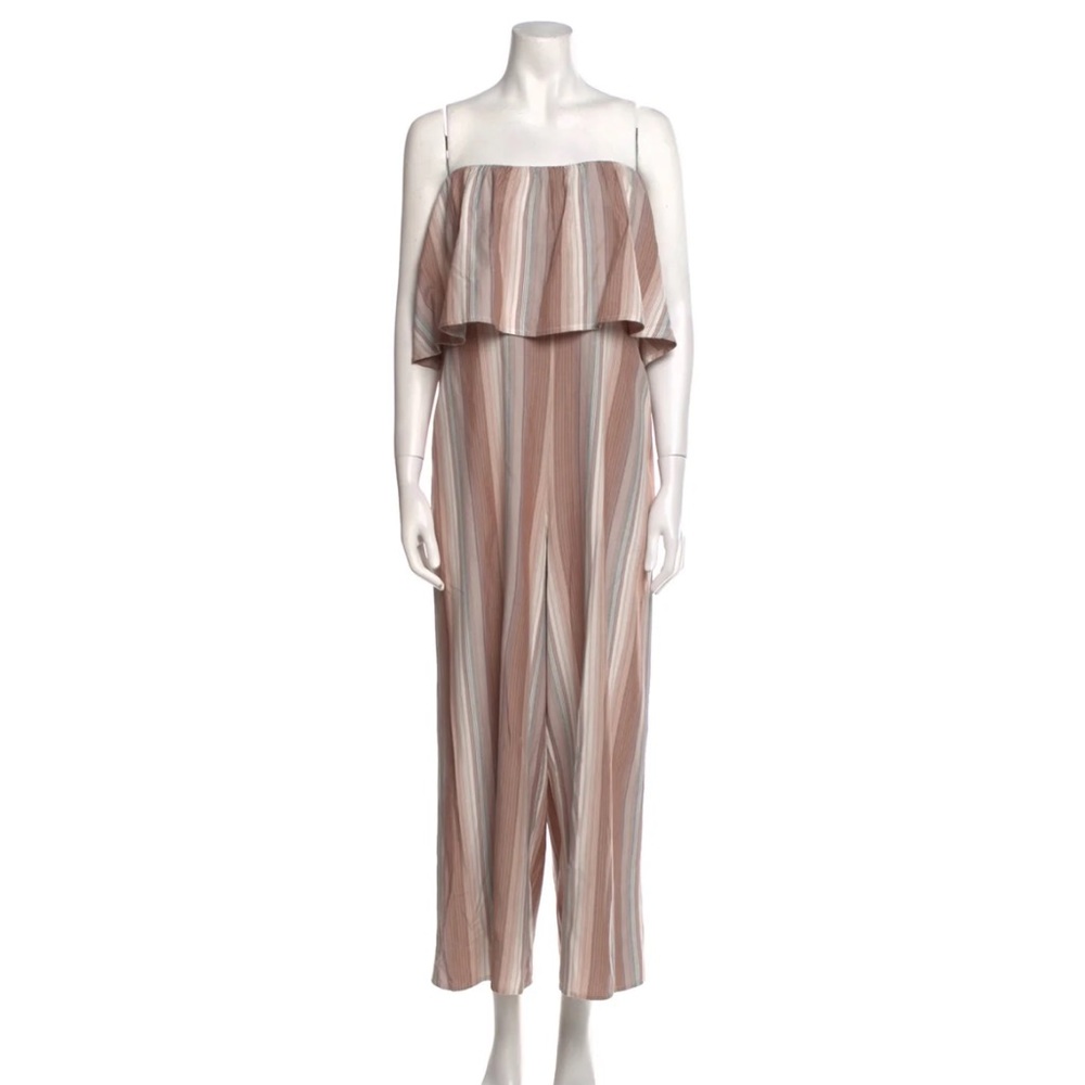 LSPACE | Stripped strapless jumpsuit | Size Medium